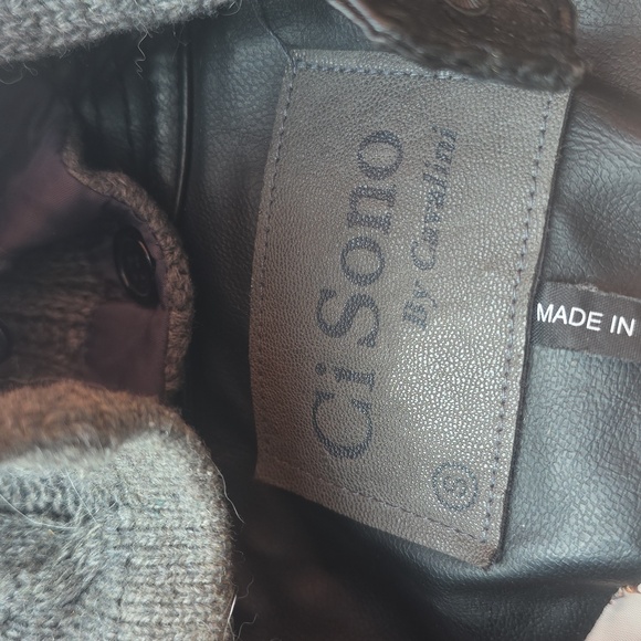 Women's Faux Leather Jacket - Picture 3 of 5